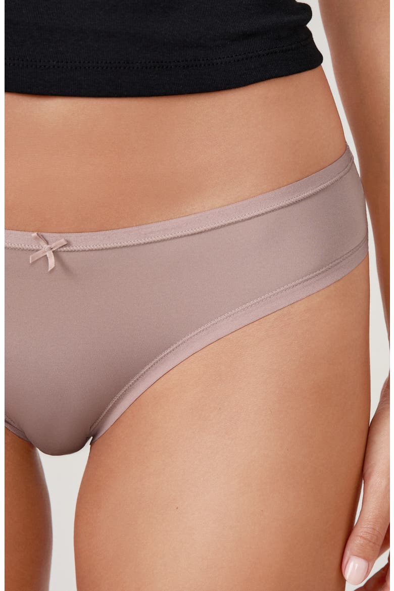 Jack 5-Pack Microfiber Bikini Panties, Alternate, color, MULTICOLOR