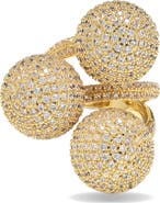 EYE CANDY LOS ANGELES Orla Pavé Wrap Ring