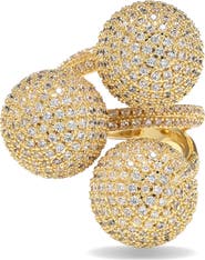 EYE CANDY LOS ANGELES Orla Pavé Wrap Ring