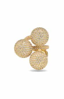 EYE CANDY LOS ANGELES Orla Pavé Wrap Ring