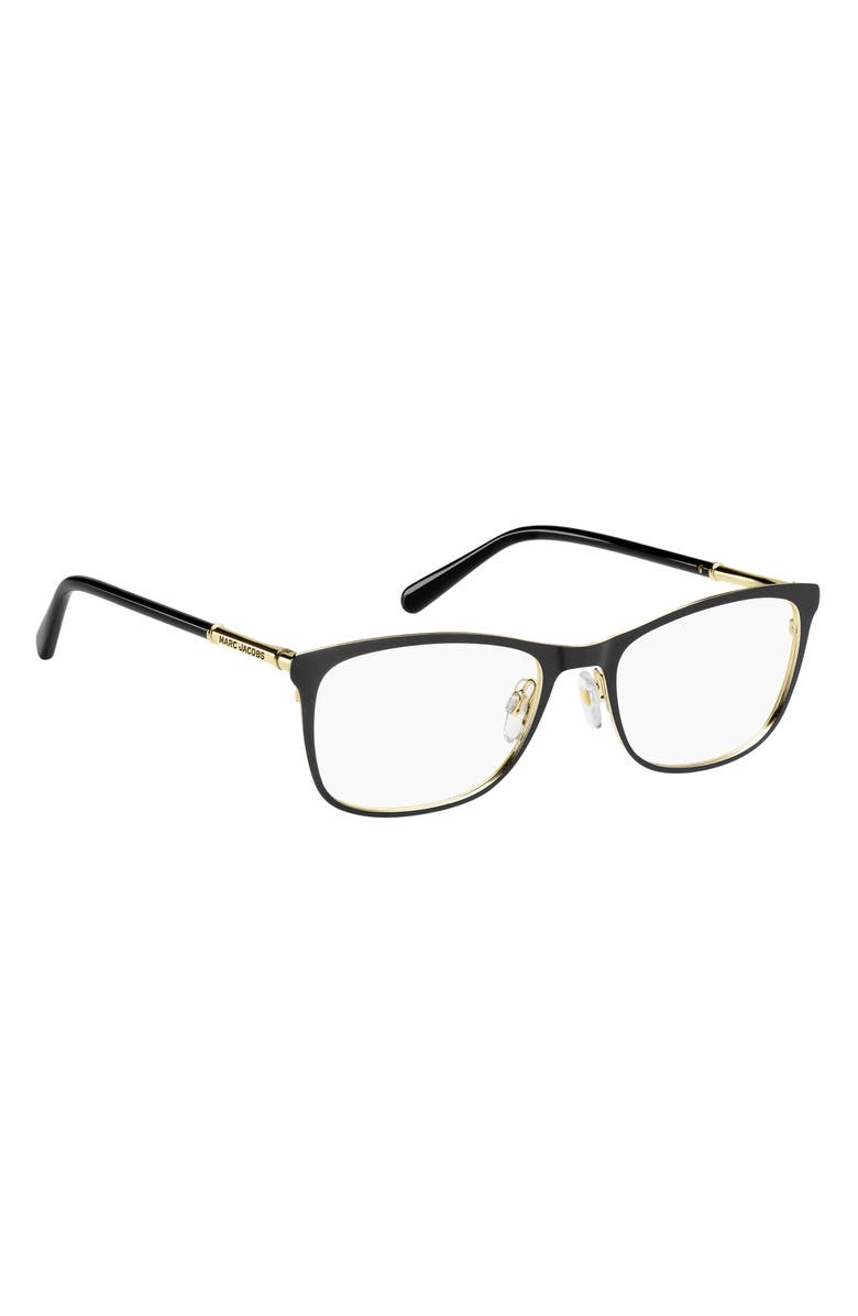 Marc Jacobs 53mm Rectangular Optical Glasses, Alternate, color, 