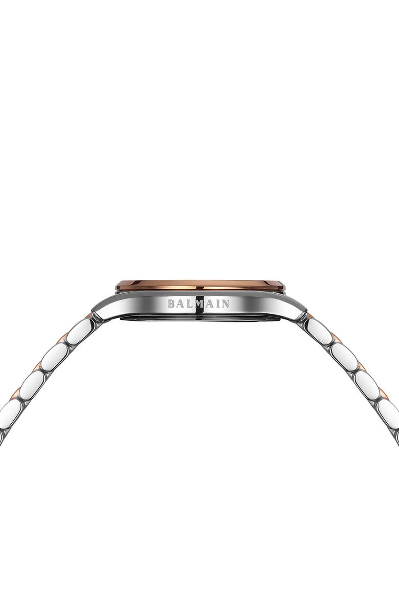 BALMAIN WATCHES Beleganza Diamond Bracelet Watch, 27.5mm, Alternate, color, Bicolor Stainless Steel And R