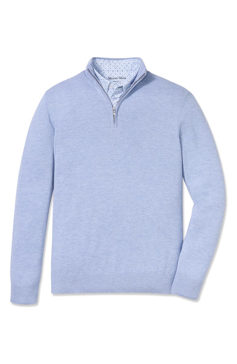Mizzen+Main Heritage Quarter Zip Sweater, Alternate, color, 