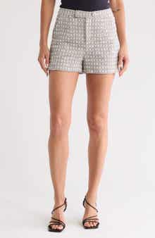 Cinq à Sept Laverne Check Print Shorts