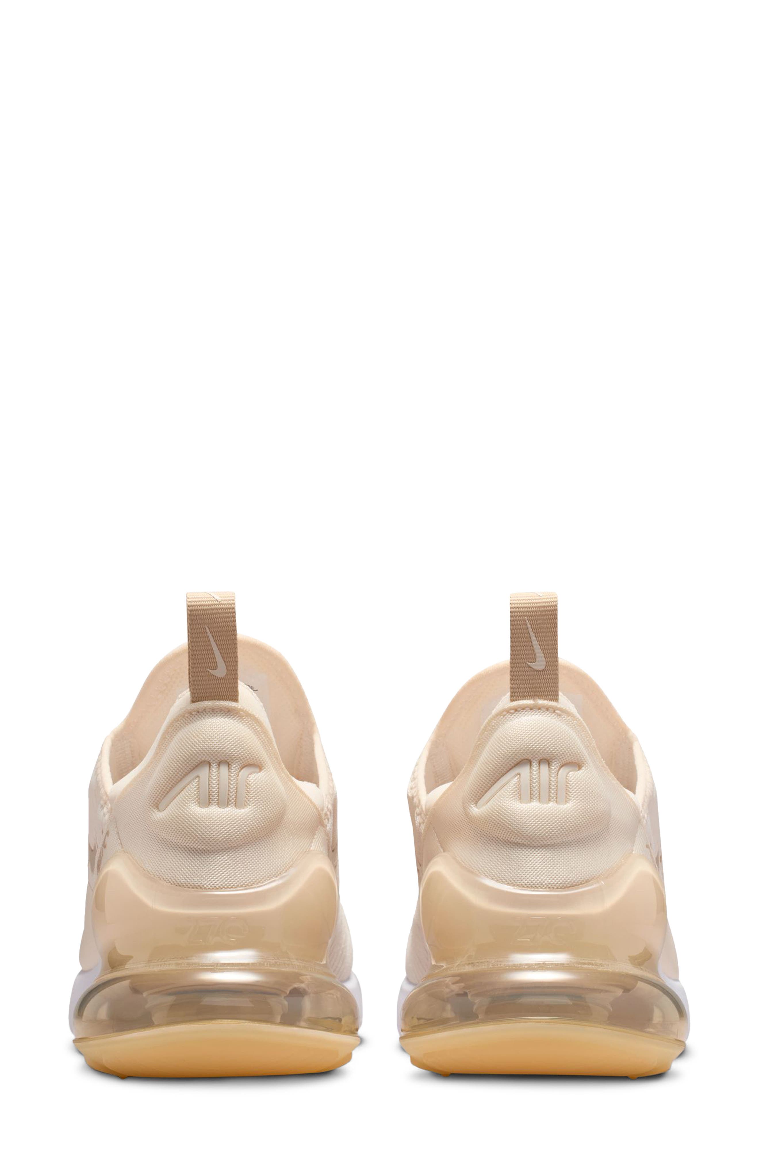 Nike Air Max 270 Sneaker, Alternate, color, Chalk/ Sand Drift/ White