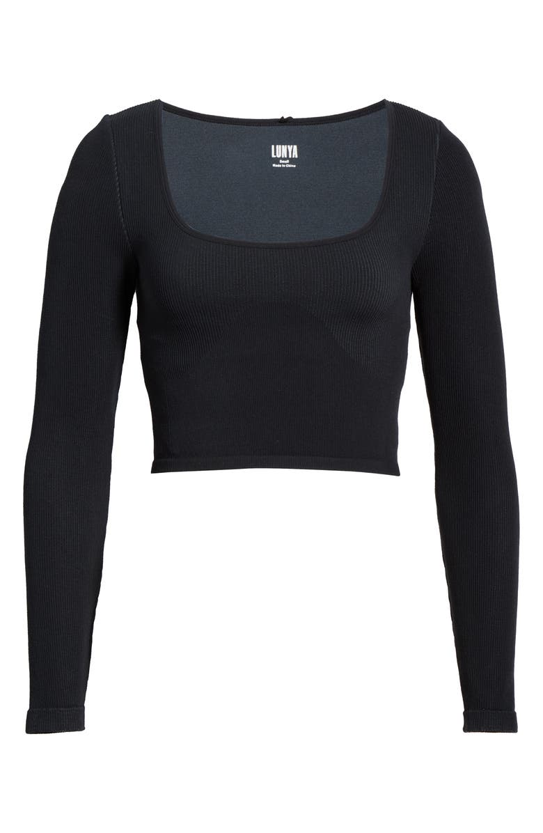 Lunya Seamless Flow Long Sleeve Pajama Top, Alternate, color, 