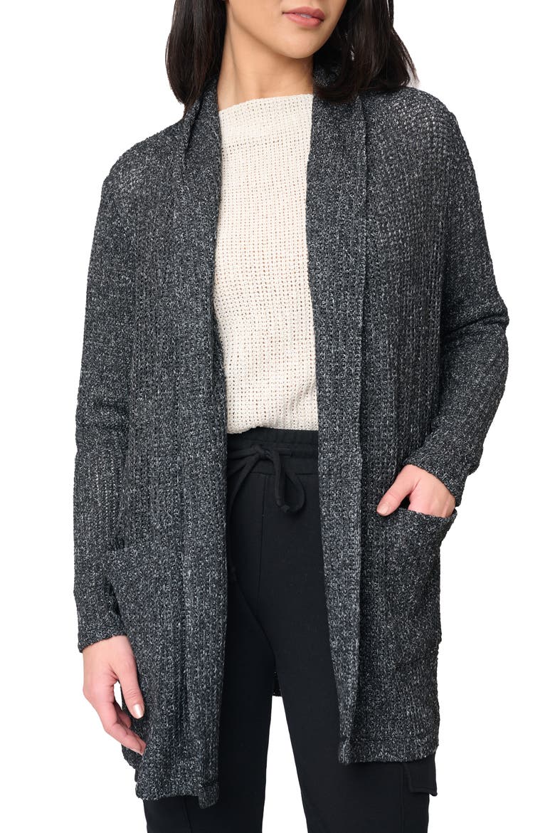 Shawl Collar Cardigan, Main, color, BLACK