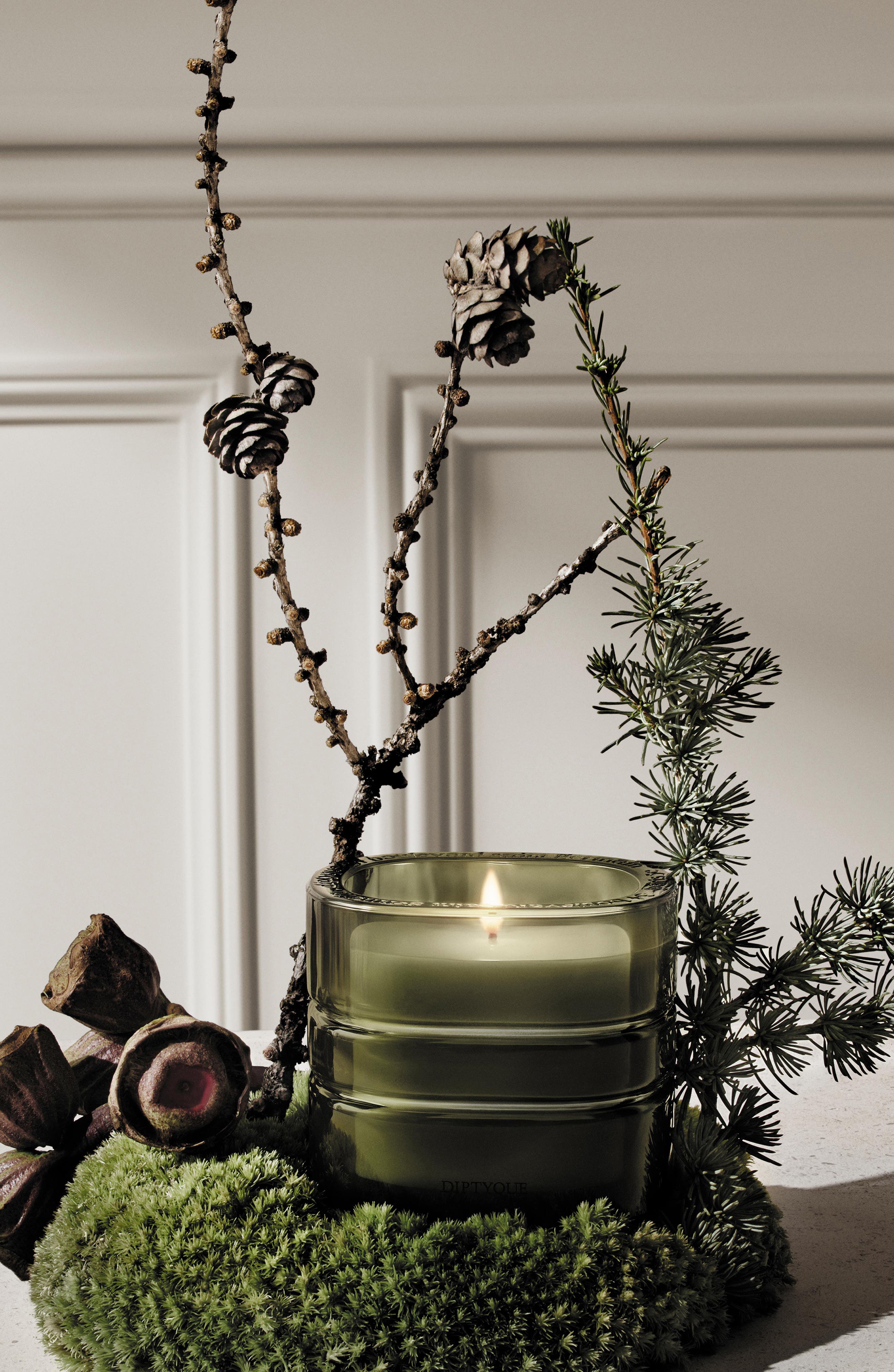 Diptyque Temple des Mousses Refillable Scented Candle | Nordstrom