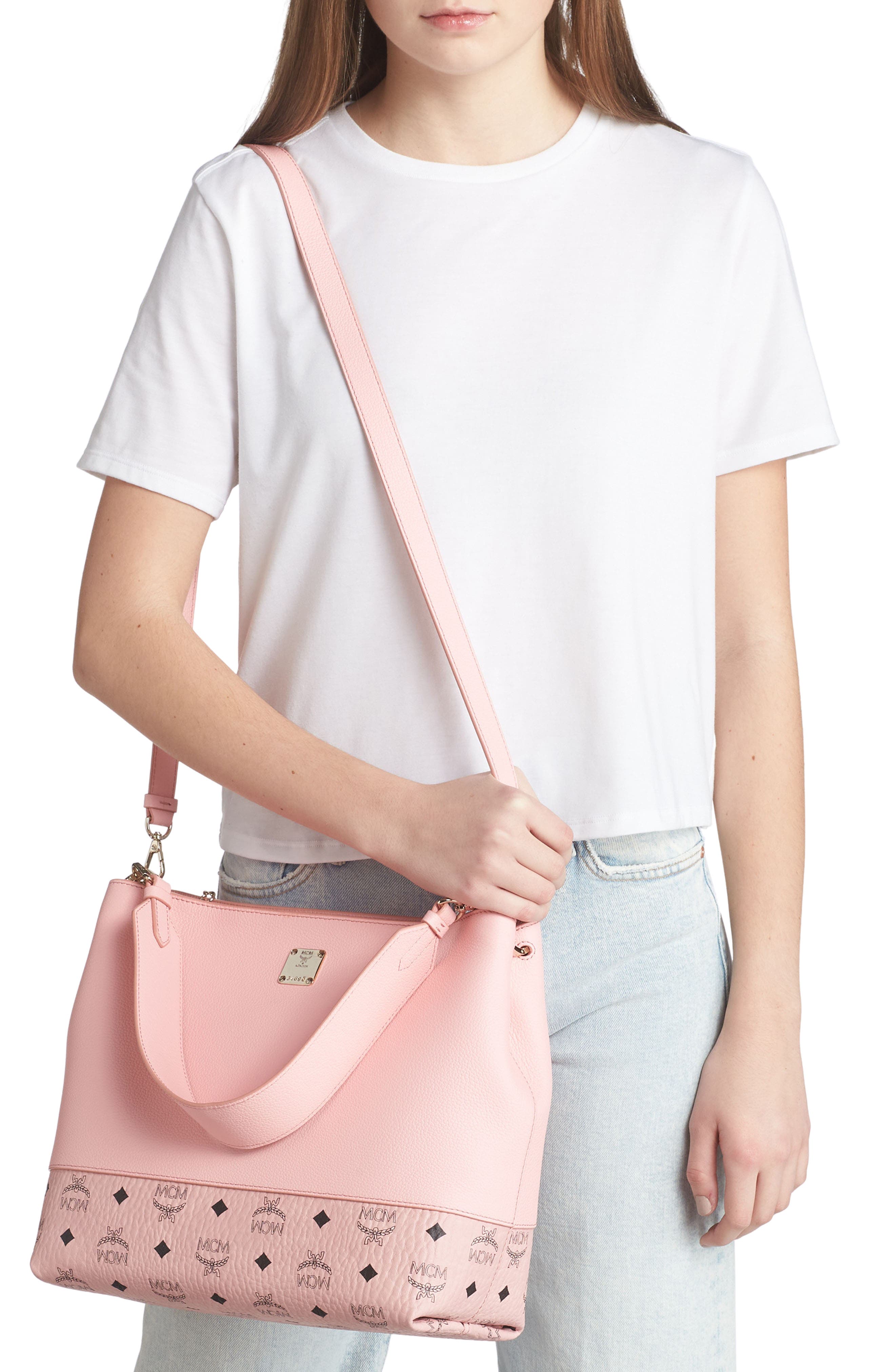 Anni Medium Hobo Bag, Alternate, color, SOFT PINK