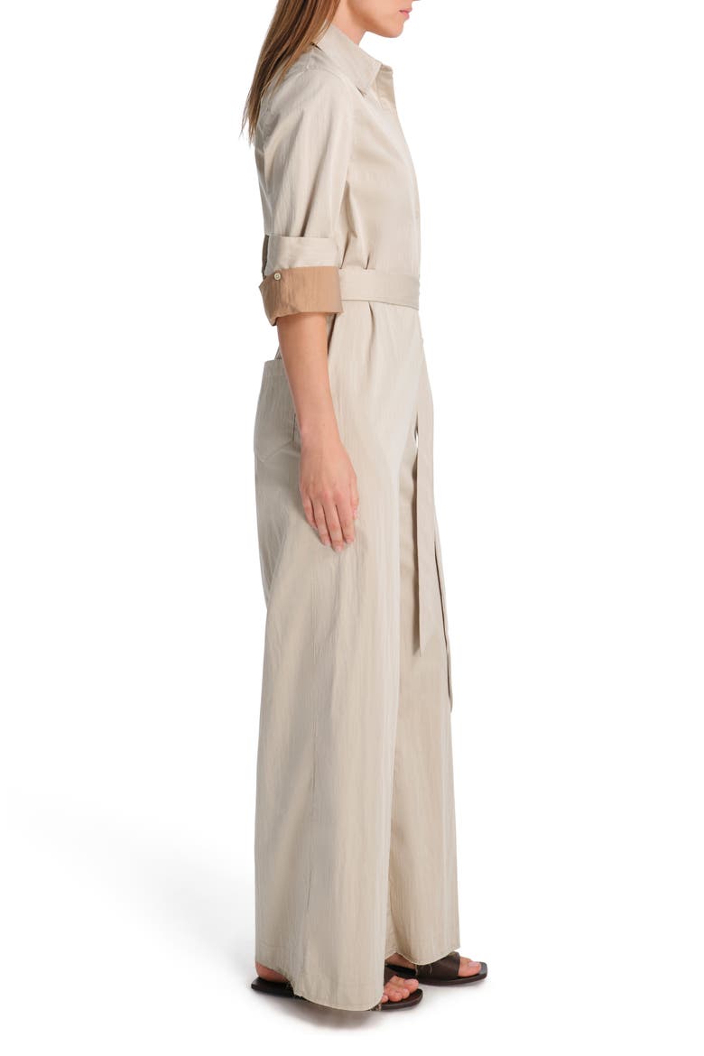 All Night Long Stretch Cotton Jumpsuit, Alternate, color, LIMESTONE