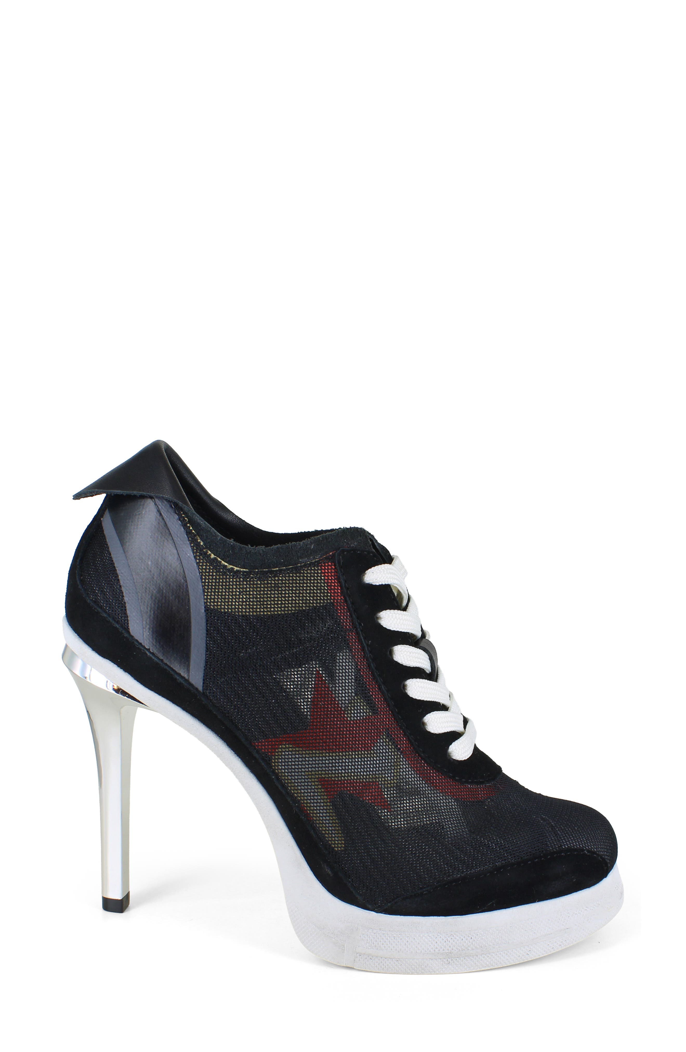 ZIGI Sneaker Platform Pump, Alternate, color, Black Multi