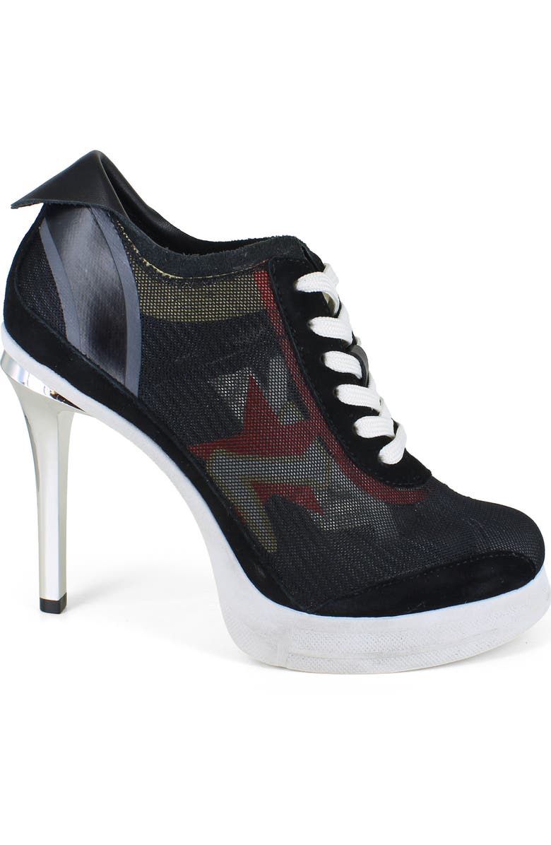 ZIGI Sneaker Platform Pump, Alternate, color, Black Multi