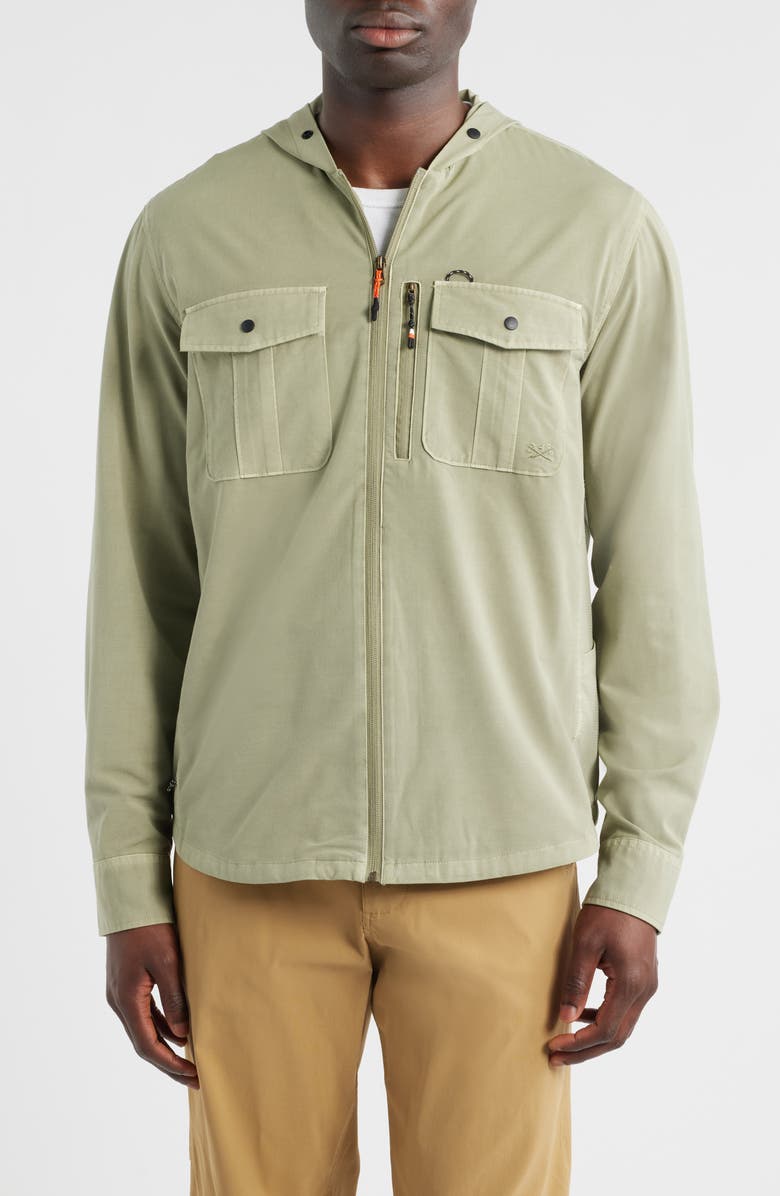 DARK SEAS Albright UV Hooded Fishing Shirt, Alternate, color, 