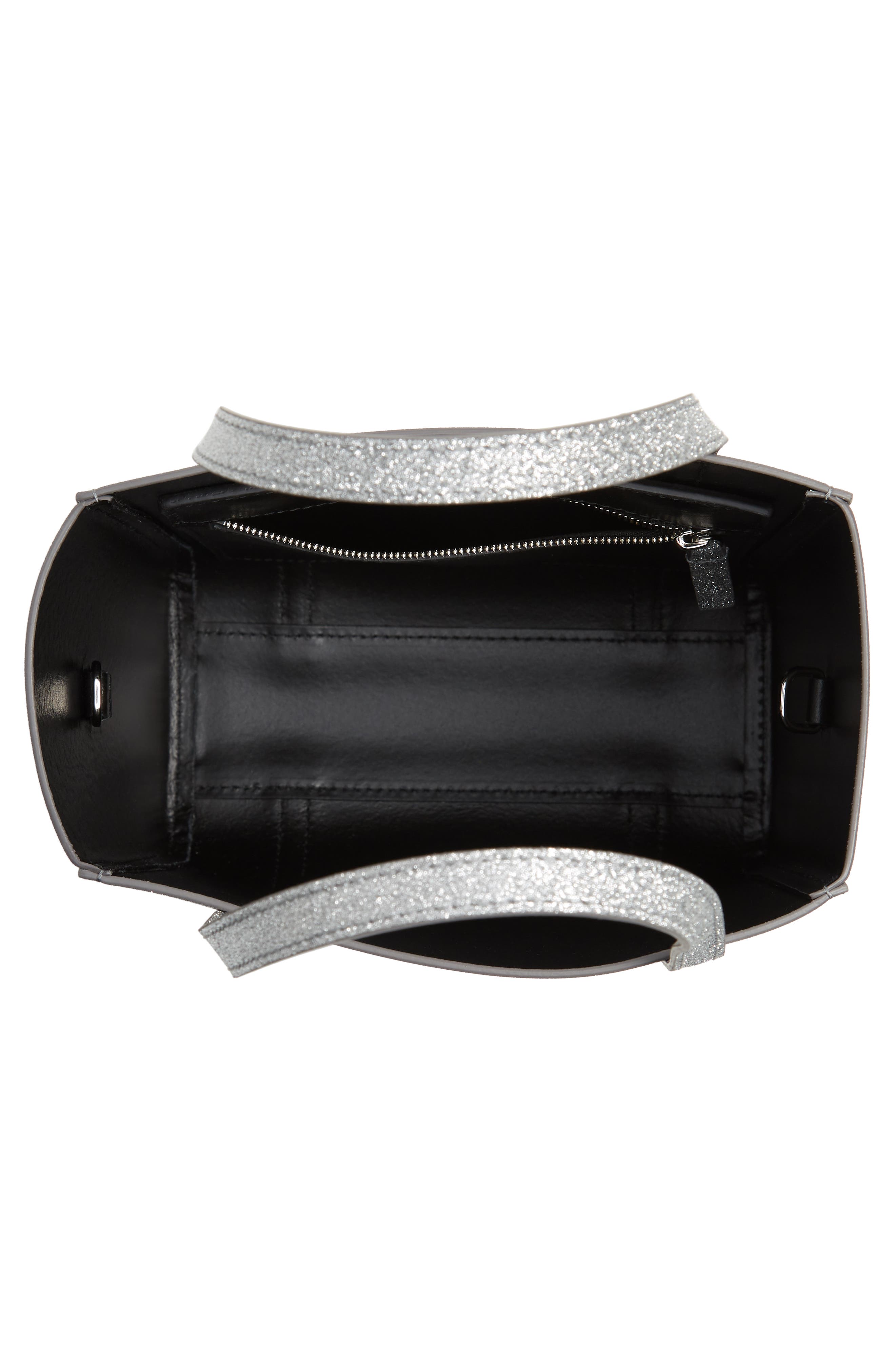 Balenciaga Extra Extra Small Everyday Glitter Leather Tote, Alternate, color, 