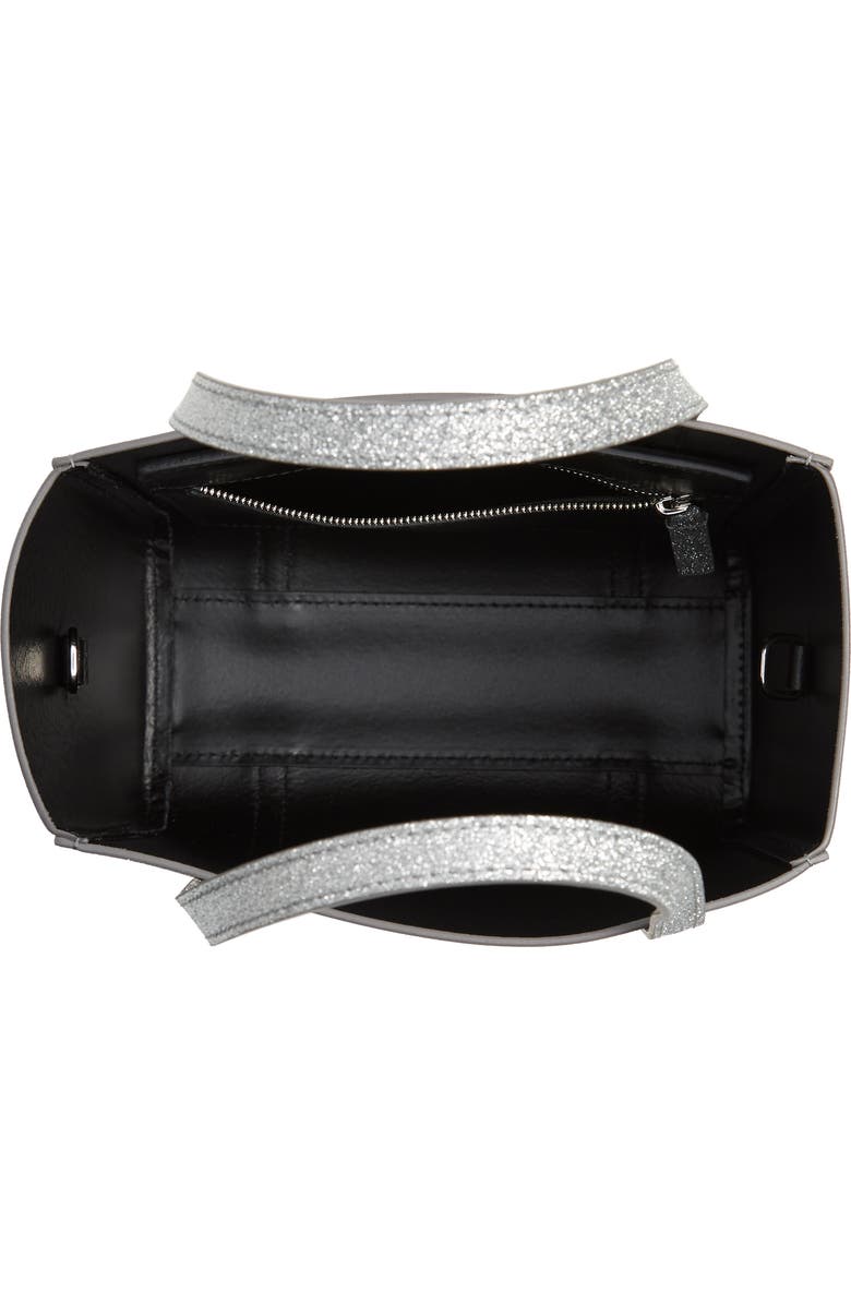 Balenciaga Extra Extra Small Everyday Glitter Leather Tote, Alternate, color,