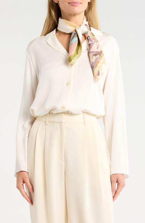 Scenic Palm Print Bandanna