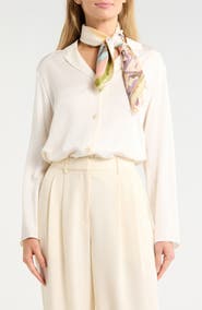 Vince Camuto Scenic Palm Print Bandanna