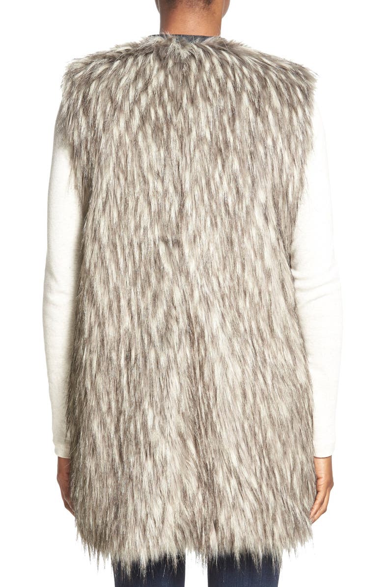 Matty M Faux Fur Vest, Alternate, color, 
