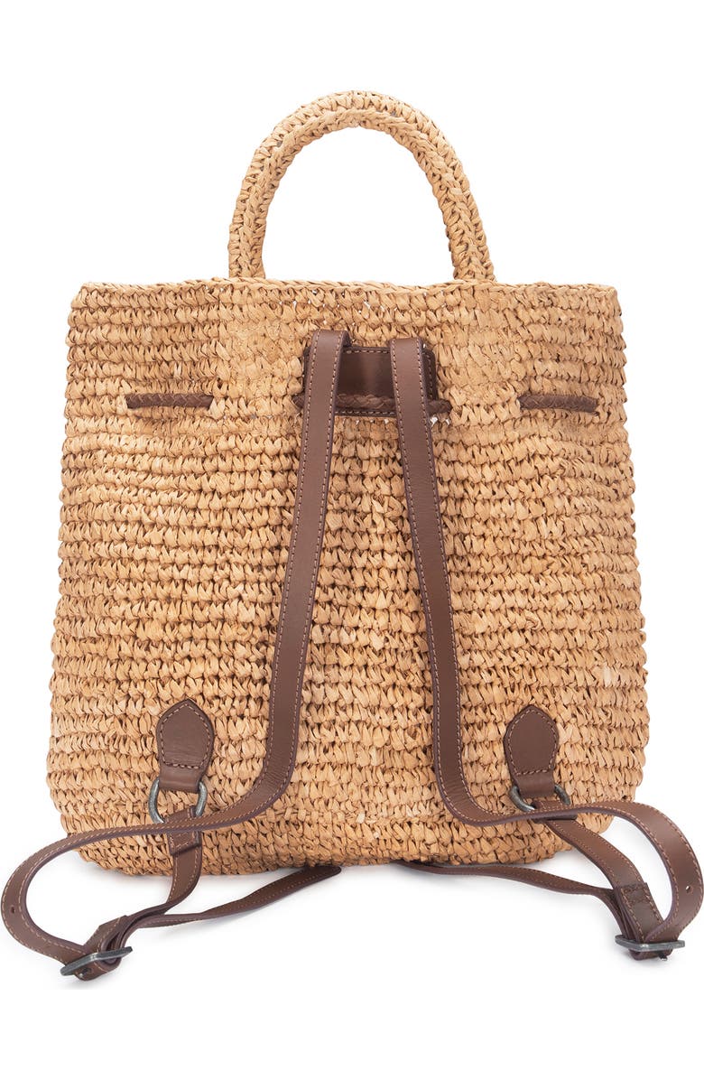 Faherty drawstring backpack, Alternate, color, Natural