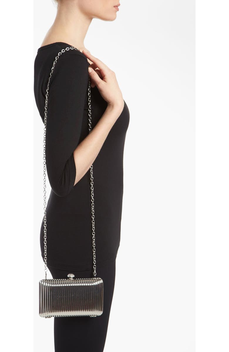 Glint Linear Ridge Clutch, Alternate, color,