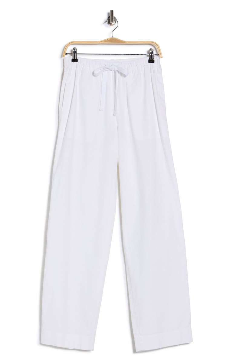 Vince Tie Front Pull-On Pants, Alternate, color, Optic White