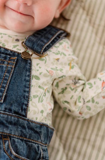 Print Long Sleeve Organic Cotton Bodysuit
