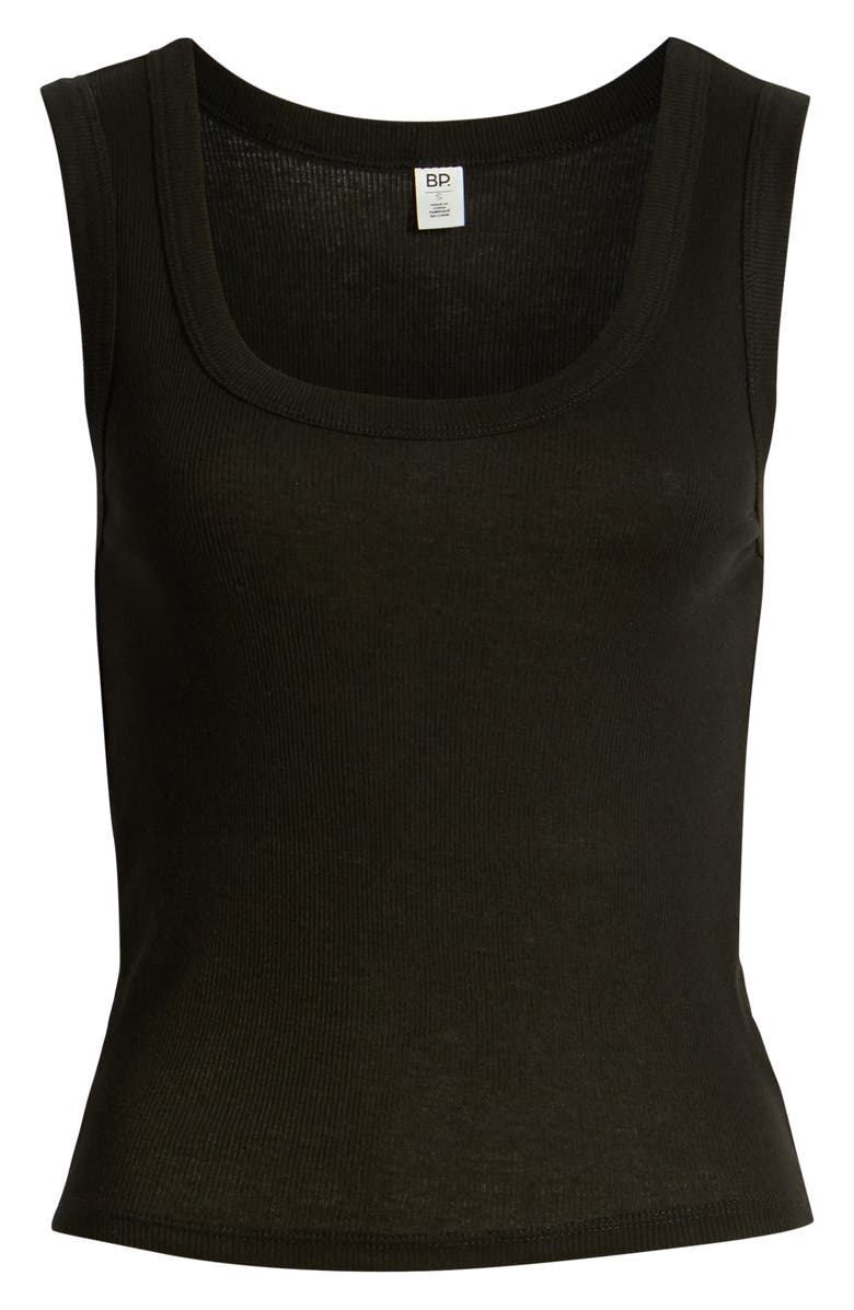 BP. Ribbed Scoop Neck Tank, Alternate, color,