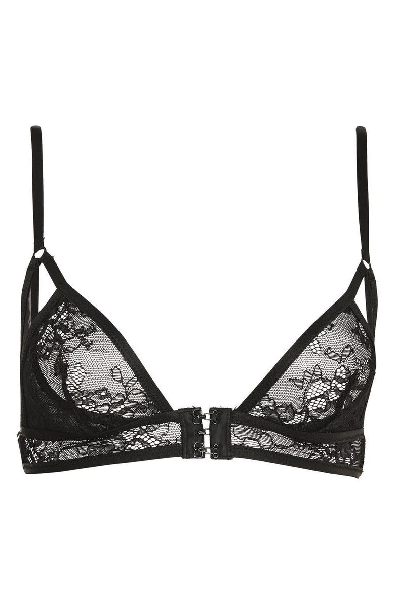 Topshop Lilianna Wireless Triangle Bra, Main, color, 