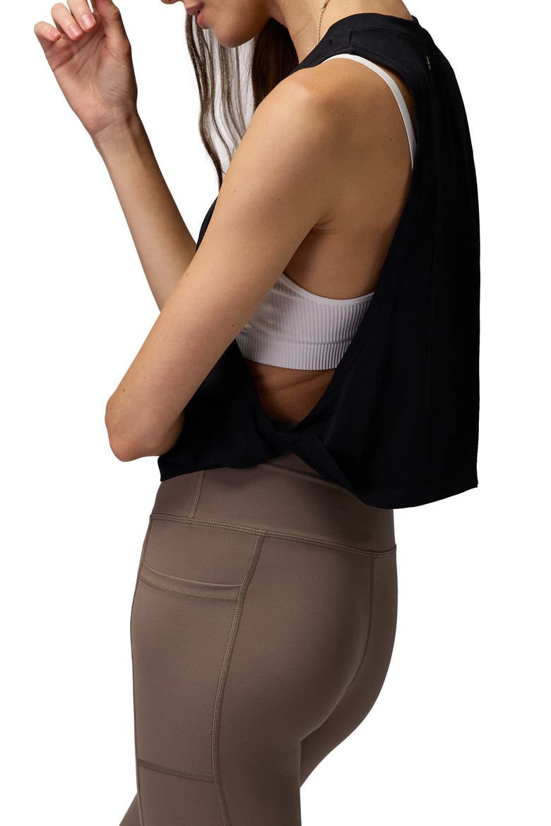 Seamless Tank, Alternate, color, BLACK