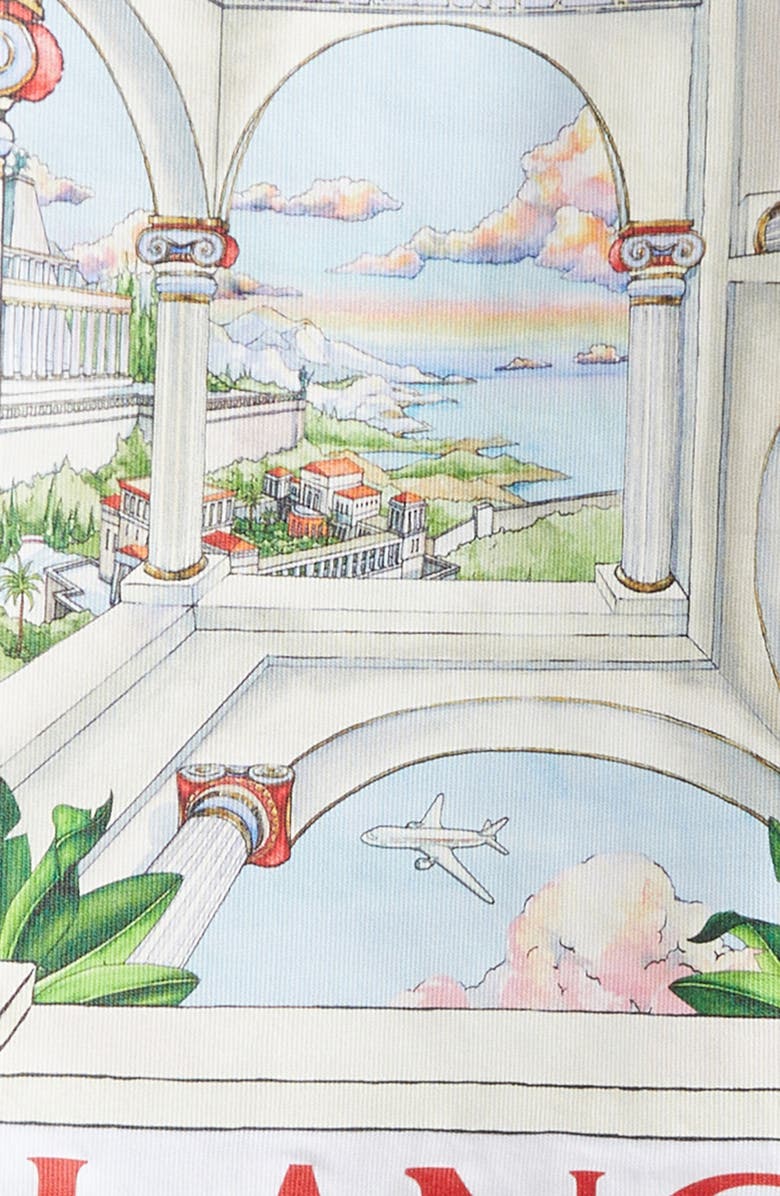 Casablanca Le Passage Organic Cotton Graphic T-Shirt, Alternate, color, 