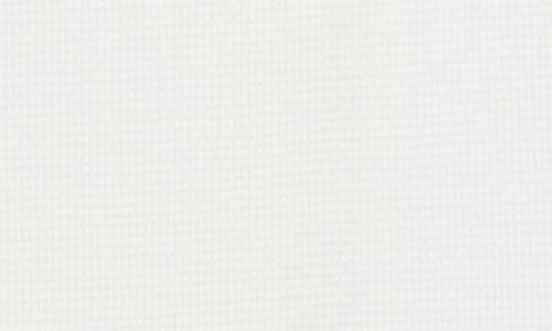 Emporio Armani Asv Single-breasted Blazer In Waffle Weave Technical Fabric In White