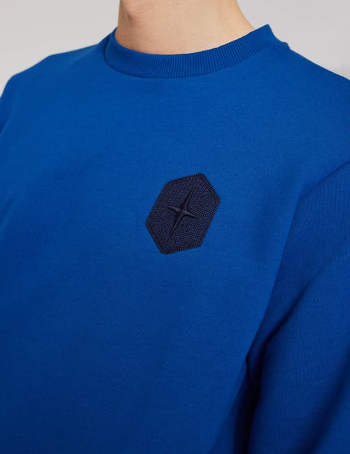 Quartz Co. Josh | Crewneck Sweatshirt In Royal Blue