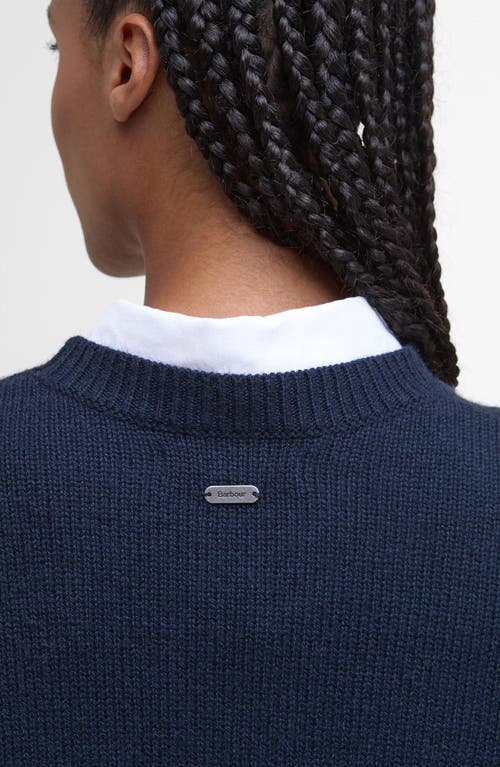 Barbour Woodhouse Wool & Cashmere Crewneck Sweater In Blue