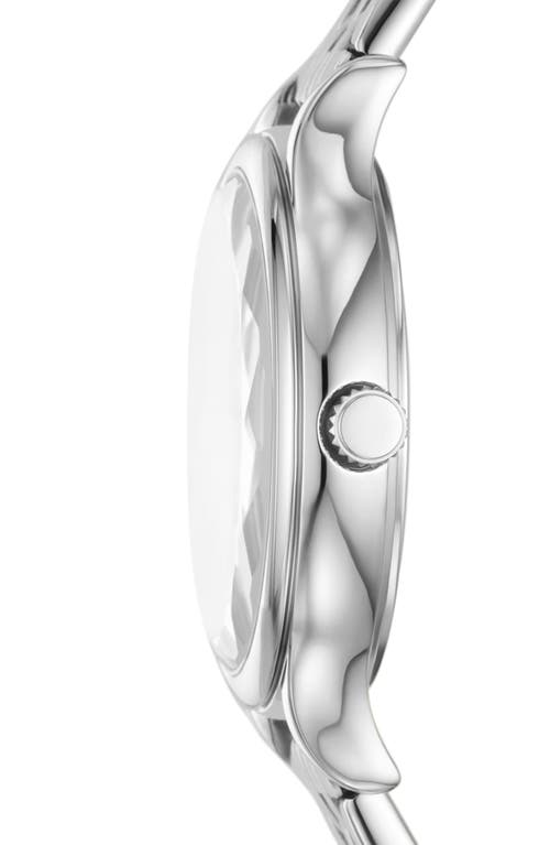Fossil Laney Three-hand Bracelet Watch, 34mm In Silver