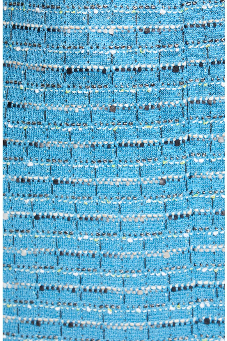 Artisanal Space Dye Stripe Knit Dress, Alternate, color, LAGUNA BLUE MULTI
