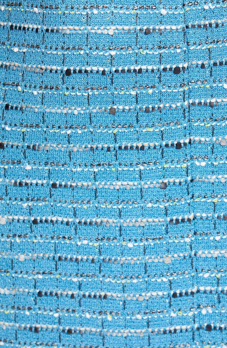 St. John Collection Artisanal Space Dye Stripe Knit Dress, Alternate, color,