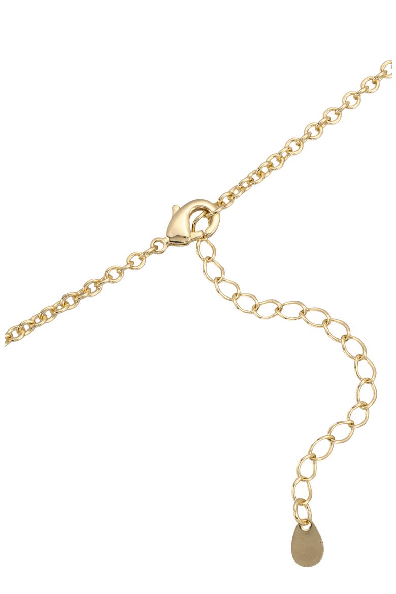 Pavé Bold Mariner Chain Necklace, Alternate, color, GOLD
