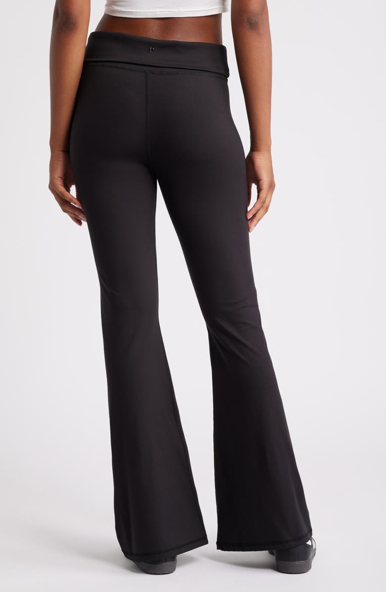PacSun Foldover Flare Leggings, Alternate, color,