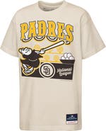 Mitchell & Ness Youth Mitchell & Ness Cream San Diego Padres Step Back Up Mascot T-Shirt