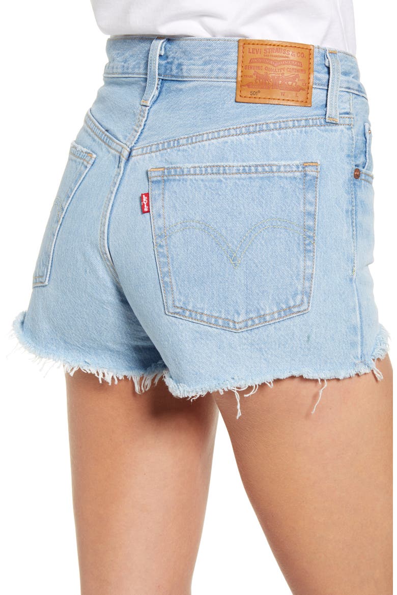 Levi's® 501® Original Cutoff Denim Shorts, Alternate, color, OJAI LUXOR HEAT SHORT