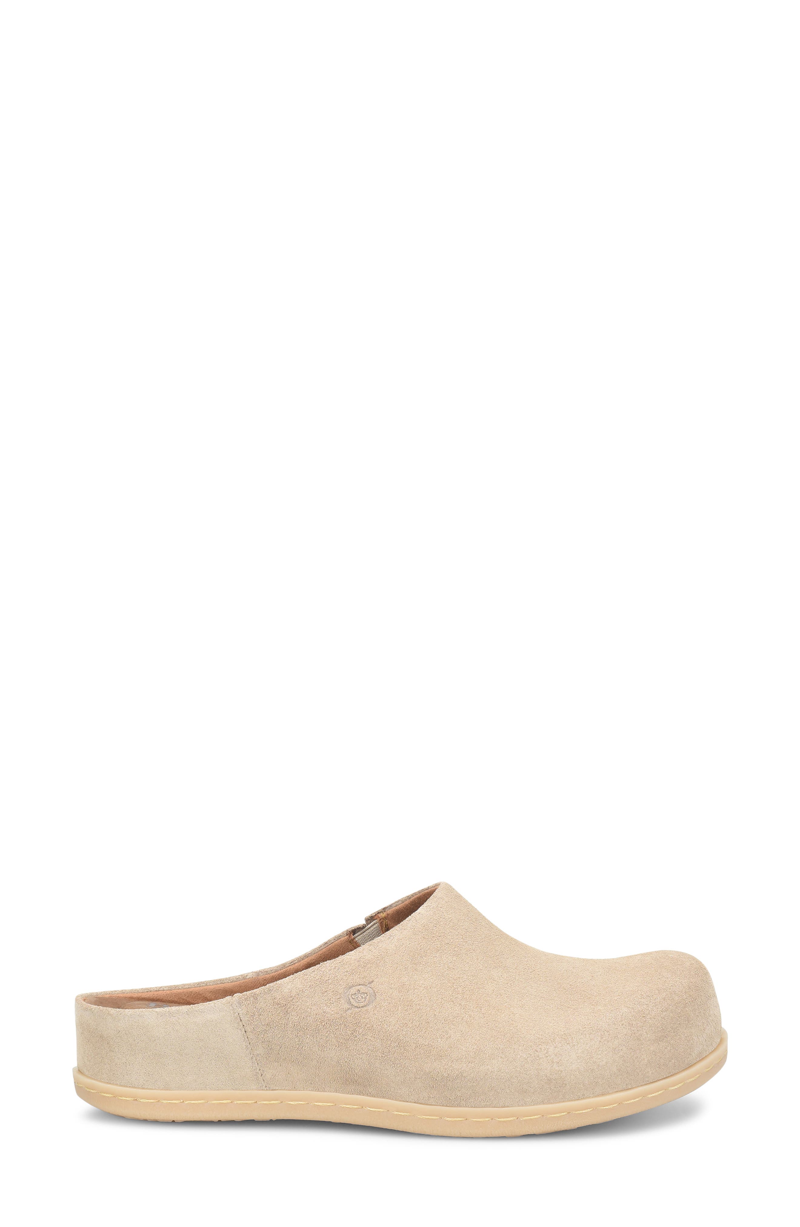 Børn Elliot Clog, Alternate, color, Natural Suede