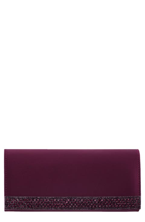 Aurella Crystal Trim Clutch