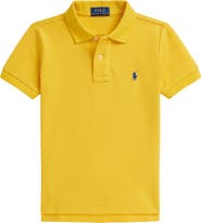 Polo Ralph Lauren Kids' Basic Solid Cotton Piqué Polo