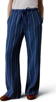 Faherty Laidback Organic Cotton Pull-On Pants