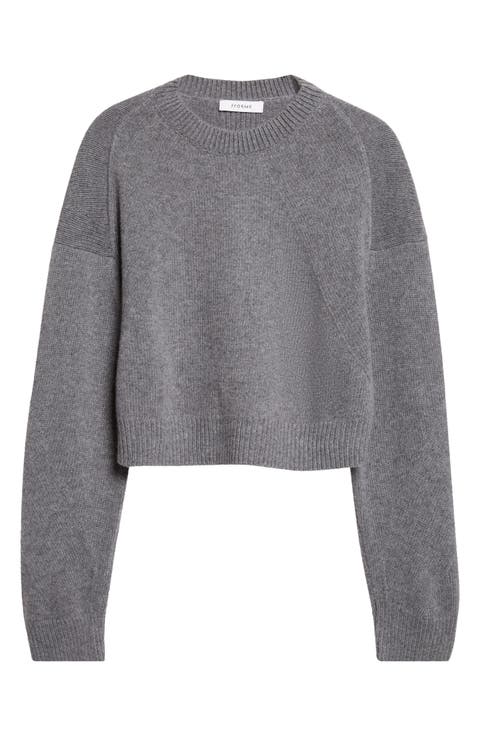 Marcela Cropped Crew Sweater