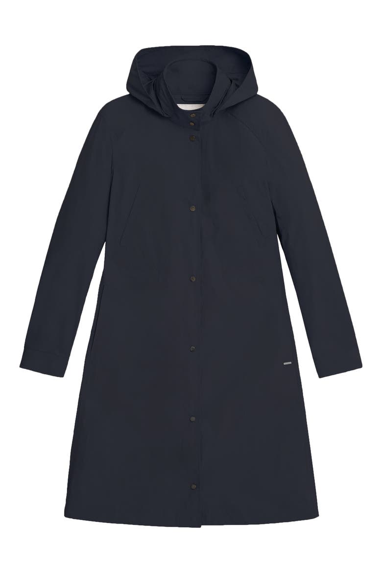 Tickseed Water Repellent Coat, Alternate, color, MELTON BLUE