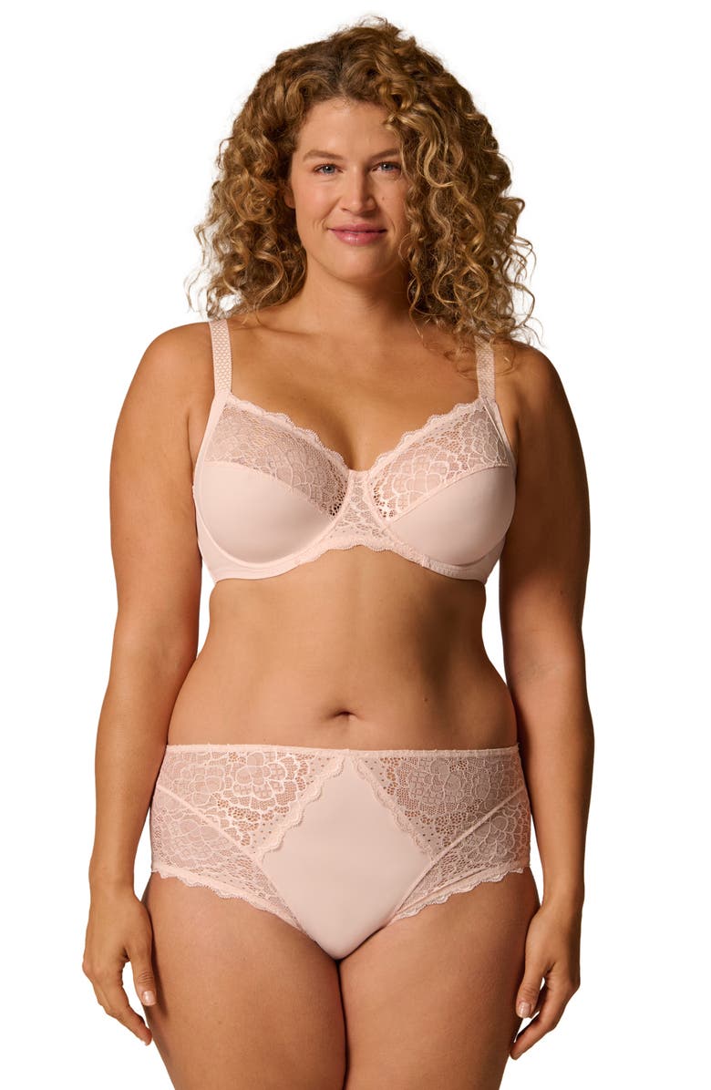 Simone Perele Caresse Retro Briefs, Alternate, color, Blush
