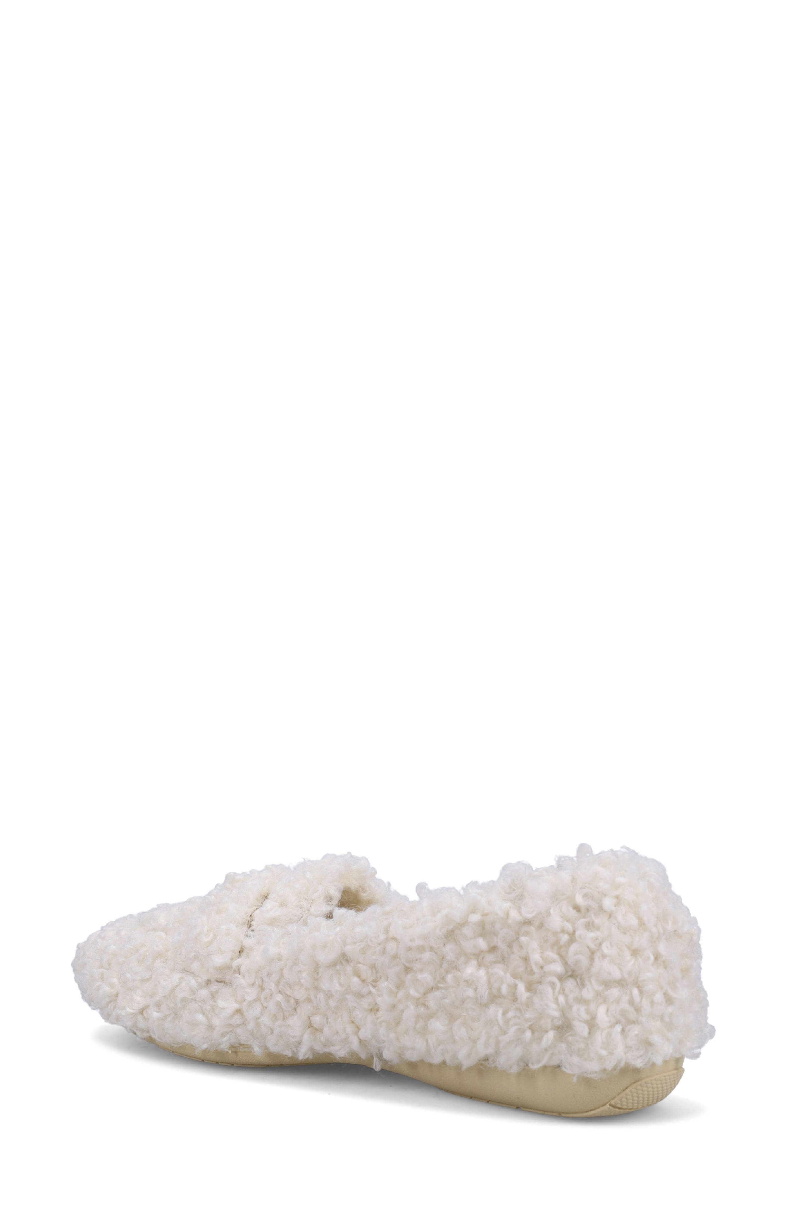 Teddy Wool Slipper, Alternate, color, IVORY