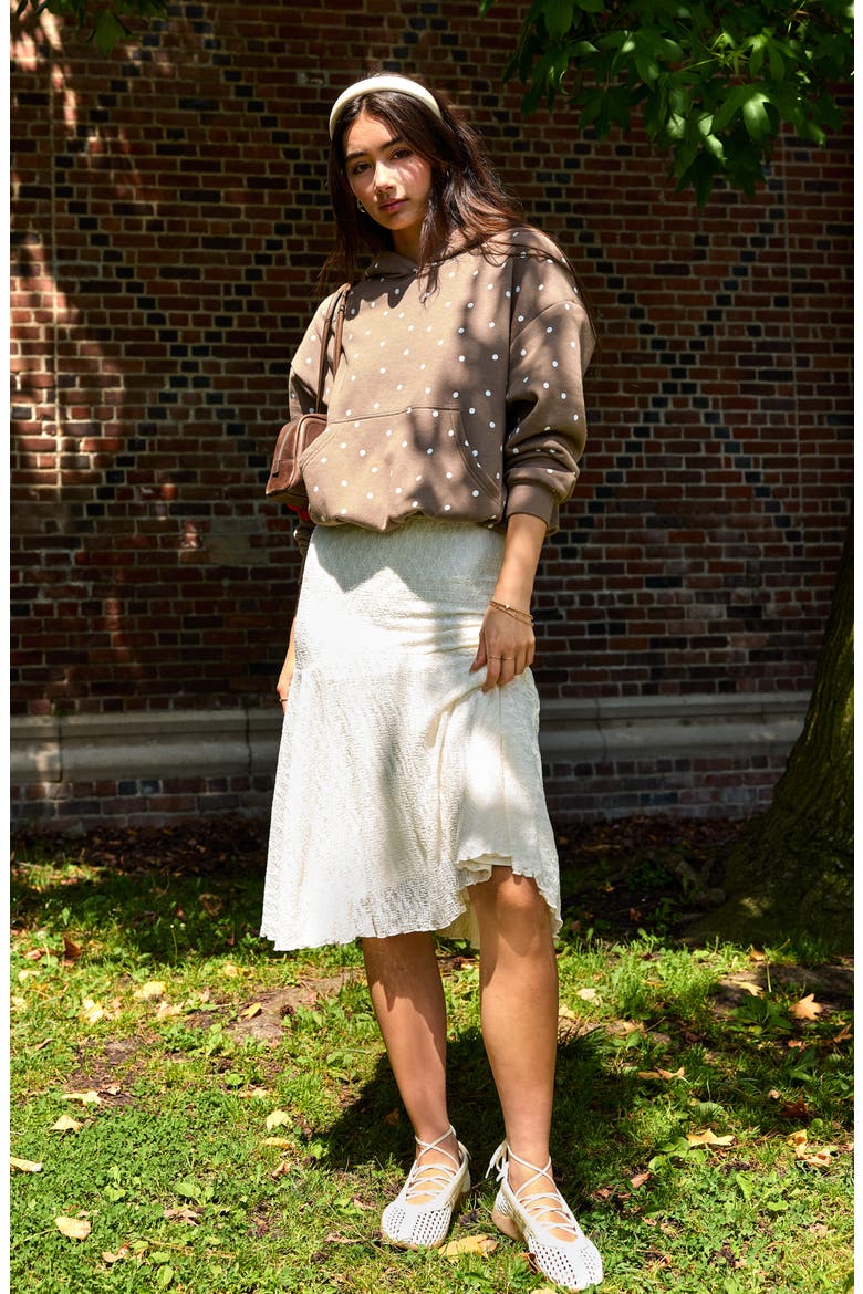 Lace Handkerchief Midi Skirt, Alternate, color, BLUE SKYRIDE