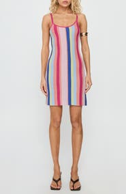 Princess Polly Yazmine Stripe Knit Minidress